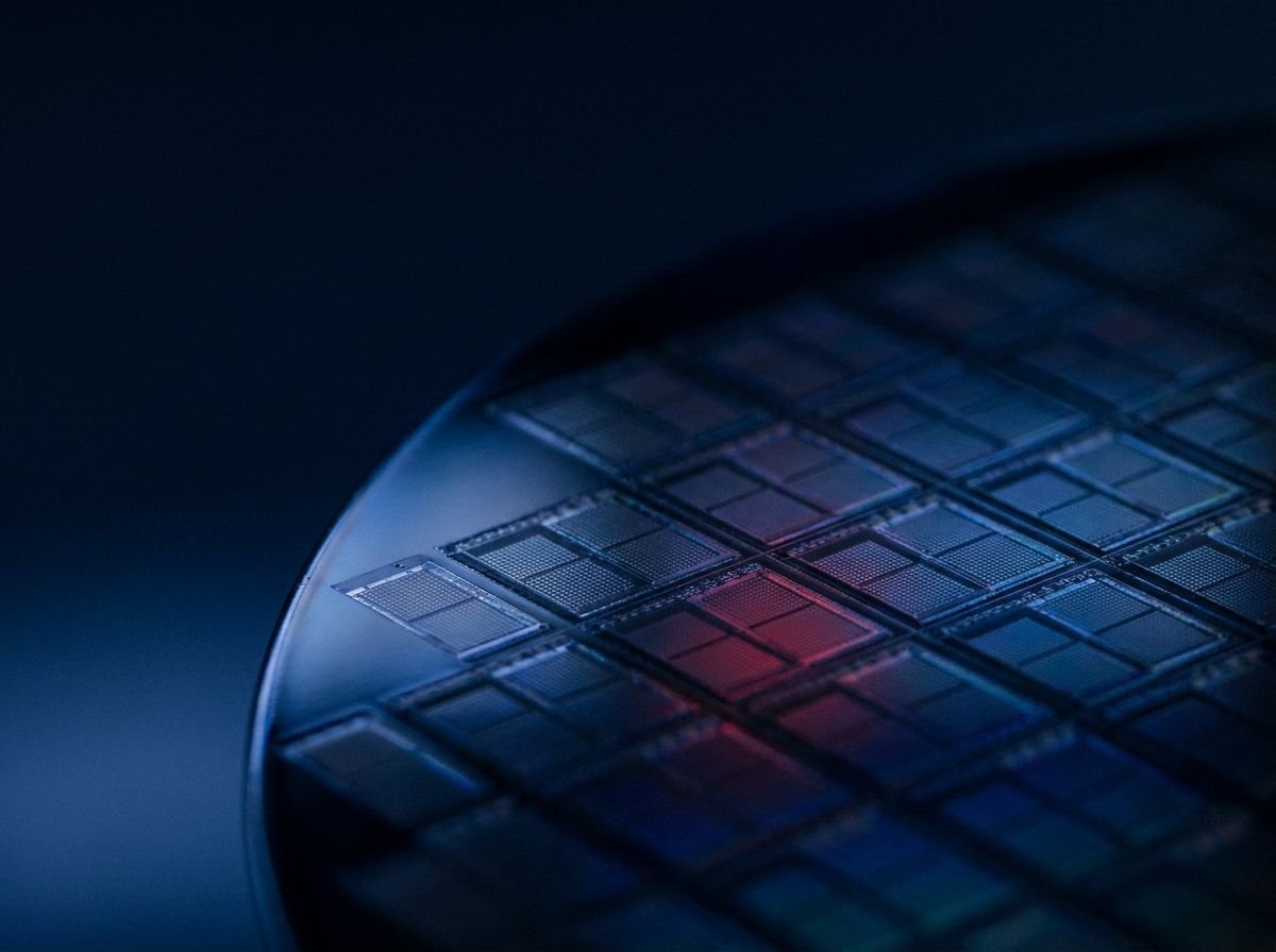 A silicon wafer